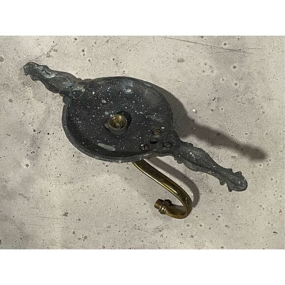 Antique Neoclassical Style Sconce Plate Base Part for Single Arm - Picture 5 of 5